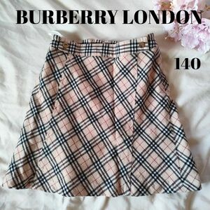 BURBERRY LONDON　140　ノバチェック　スカート　ウール