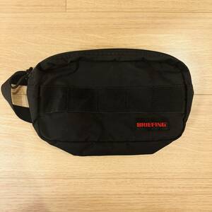 美品 ブリーフィング ポーチ BRIEFING 小物入れ ONE ZIP POUCH MW ワンジップポーチ ブラック