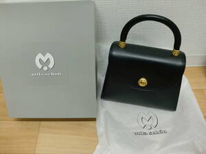 Mila Schon ミラショーン ハンドバッグ 冠婚葬祭 ゴールド金具 ブラック 箱付き