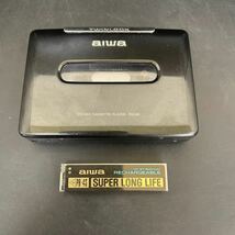 Y11101342 aiwa/アイワ ポータブルカセットプレーヤー HS-PX530 本体 未確認 中古 ジャンク_画像1