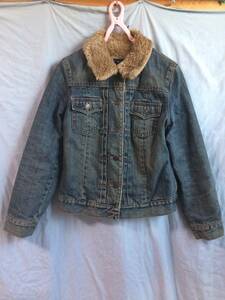 GAP lady's XS Denim jacket cotton inside Gap ( tube 0077)