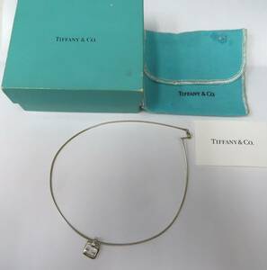 #73115 TIFFANY&Co. ティファニー ピアストクロス シルバー 925 ネックレス 約7.2ｇ