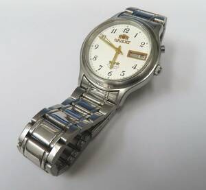 #73162 訳あり ORIENT オリエント Crystal クリスタル 469WA1-71 自動巻 デイデイト 腕時計