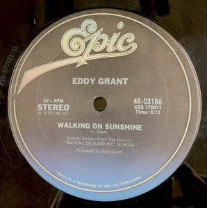 EDDY GRANT / Walking On Sunshine 12inch Vinyl record (アナログ盤・レコード)