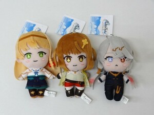 【グッズ】ライザのアトリエ ぬいぐるみ 全3種セット■２ 未使用 ライザ クラウディア リラ マスコット