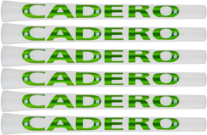 ★送料込価格★Cadero Grip 2x2 Pentagon UT Ribbed White / Green x 6pcs★カデロ　グリップ★6本セット★