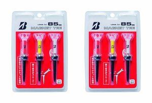 ■Bridgestone MAGNET TEE LONG 3pcs 85mm マグネットティー ロングティー x 2SET【(全長：85mm ,上部：38mm )x3本