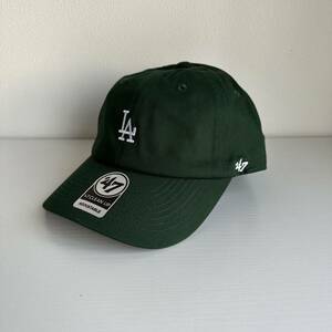 【未使用】MLB ドジャース LA 47 野球 帽子　キャップ　フリーサイズ　Military Green ミリタリーグリーン