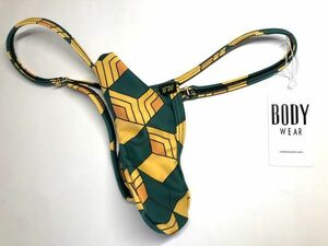 BODYWEAR メンズビキニ 毘沙門亀甲柄 ピストルTフロント Tバック　ボディウェアー