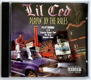 .* rare G-RAP*Lil Ced / Playin' By The Rules* men fis super popular plate!* original record *1997*Gangsta*G-Funk* prompt decision!