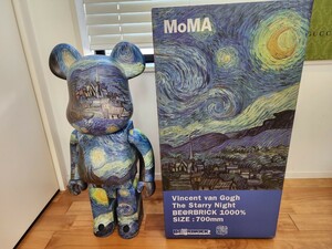 BE@RBRICK MEDICOM TOY Vincent Van Gogh The Starry Night 星月夜 1000% ゴッホ MOMA メディコムトイ ベアブリック