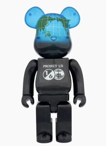 未開封品 ベアブリック EARTH COSMIC BLACK 400% BE@RBRICK MEDICOM TOY 1/6 2015年