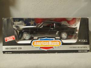 1/18 シボレー カマロ Z/28 1969年 Black American Muscle/ERTL 7320/7366