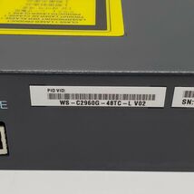 ＠T0645【初期化・最新FW＆WEBGUI導入済み】Cisco Catalyst 2960G Series WS-C2960G-48TC-L V02 インテリジェントスイッチ_画像3