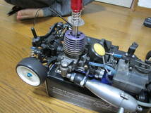 調整済み 完全動作品 1/10 京商 FW05 エンジンカー ２スピード KYOSHO GP R/C 2 speed transmission ENGINE CAR GXR15 _画像4