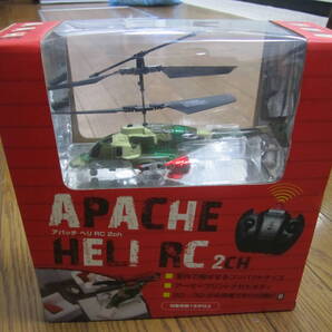 未使用 送料無料 アパッチ ヘリ ヘリコプター 充電式 室内で飛ばせる ラジコン RC 2ch APACHE HELI グリーン 未開封 レッドスパイス 最安②