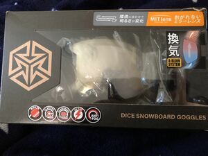 ダイス　DICE スノーゴーグル 新品　BK35194MBK 定価35200円