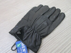  unused goods original leather glove ram leather black L 9377