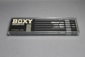 昭和レトロ　文具　三菱鉛筆　BOXY　BLACKIE 400　ブラッキー400　＃4001　鉛筆　HB　プラケース入り　未使用　未開封　当時物　