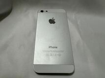 動作確認済み Apple iPhone 5 32GB シルバー 利用制限○ ソフトバンク_画像3
