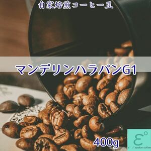 お試し！贅沢なひとときを！マンデリンハラパンG1 400g 受注焙煎 自家焙煎コーヒー豆 コーヒー豆 深煎り アイスコーヒーにも