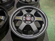 実測重量４．５キロ　鍛造　BRIDGESTONE CR EDITION FORGED 　５J　＋４５　PCD１００　４穴　ブリヂストン　軽量ホイール_画像2