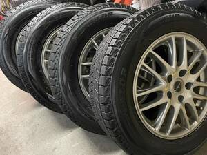 ★スタッドレス＋ホイール4本セット ほぼ新品 DUNLOP Winter MAXX SJ8　215/65R16 2020年製 16×6 1/2J 小サビのみ　エクストレイル等★