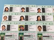 15枚！まとめて！★プロモーションカード★EPOCH 2023 JLPGA 女子ゴルフ ROOKIES & WINNERS★藤田 小暮 鶴瀬 新垣など★プロモ★エポック♪_画像6