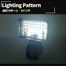 高輝度LED投光器 ５インチ LEDワークライト 180W マキタバッテリー対応 USBポート付き 作業灯 サーチライト 照明 ランプ_画像6