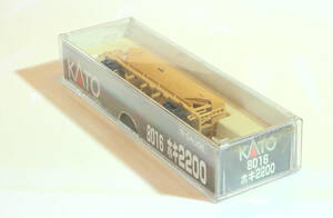 【F3J$72】KATO「No.8016　ホキ2200」ケース付き　ホッパ車　中古Nゲージ　ジャンク