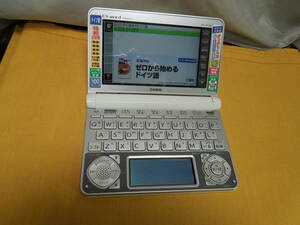 『カシオ EX-word ドイツ語』CASIO XD-N7100 独和和独辞典／ 動作 良品 エクスワード電子辞書 