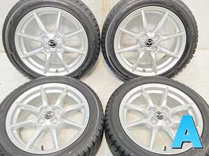 中古タイヤ スタッドレスタイヤ ホイールセット 4本セット 195/50R16 マツダ純正 ロードスター純正 16x6.5 45 100-4穴 ヨコハマ iG60