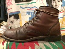 THE FRYE COMPANY LEATHER WORK BOOTS SIZE US 10? ザ フライ カンパニー レザー ワーク ブーツ ストレートチップ 革靴_画像5
