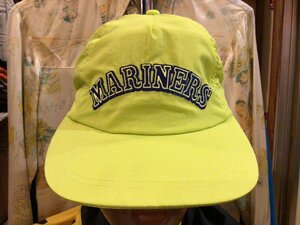 80’S 90’S SEATTLE MARINERS NYLON 5PANEL CAP SIZE FREE シアトル マリナーズ ナイロン 5パネル キャップ ベースボール 野球 ビンテージ