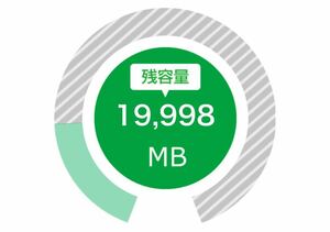 【即決ギフトで22.5GB】mineo パケットギフト 約20GB（9999MB×2）→即決価格なら+2500MBのクリプレ付き♪