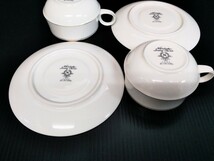 ノリタケ　Noritake　カップ&ソーサー　5客まとめて　Contemporary　コンテンポラリー　LINTON　リボンマーク　N印　JAPAN　ブランド洋食器_画像10