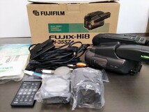 FUJIFILM　ビデオカメラ　FUJIX-Hi8　箱入り　説明書　付属品有り　FH-35SZ　8ミリビデオ　動作未確認　ジャンク　現状渡し_画像1