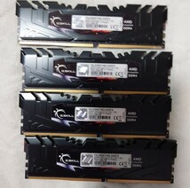 G.Skill Flare X DDR4-3200 8GB x 4枚 F4-3200C14Q-32GFX AMD Ryzen CL14 Samsungチップ デスクトップ用メモリ 32GB_画像3