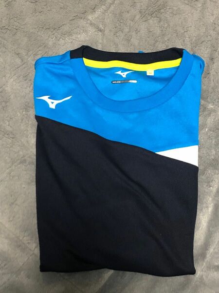 MIZUNO ミズノ　 ランニングロングTシャツ　 Mサイズ ブルー