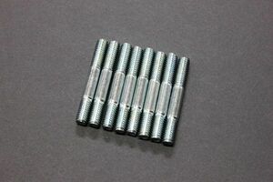 M6 P1.0 6mmX45mm スタッドボルト マフラーボルト 新品 8本