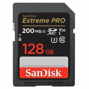 新品 SanDisk SDXCカード 128GB SpeedClass10 UHSスピードクラス3 200MB/s