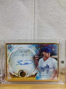 ボビー・ウィットジュニア Topps TCVA Auto 直筆サインカード Bobby Witt jr ロイヤルズ ルーキーカード RC 20シリ