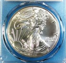 ★★ 最高鑑定 シルバーイーグル 2020-S Emergency MLBレジェンド Steve Carlton 直筆サイン １$ .999銀貨 PCGS MS70 FDI_画像3