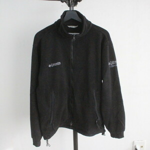 L750 2000年代製 フリースジャケット Columbia コロンビア■00s 表記Mサイズ 黒 ブラック 刺繍 古着 アメカジ ストリート 古着卸 激安 90s