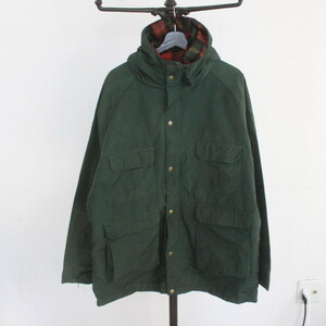 r483 80sビンテージ Woolrich ウールリッチ マウンテンパーカー USA製■1980年代製 表記XLサイズ グリーン アメカジ アウトドア 古着 激安