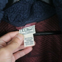 y33 2000年代製 LLBean エルエルビーン フリースベスト■00s 表記3XLサイズ レディース ネイビー ボア 古着 アメカジ ストリート 90s 80s_画像3