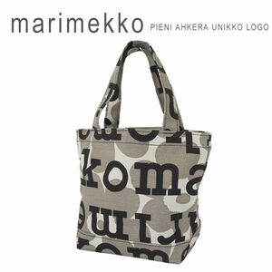 新品 未使用 1円スタート マリメッコ トートバッグ ウニッコ キャンバス marimekko PIENI AHKERA UNIKKO LOGO 091685-889