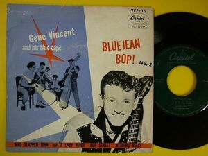 EP◆ジーン・ヴィンセント/これがロックン・ロール NO.2 7EP-36◆Gene Vincent And His Blue Caps & ヒズ ブルー・キャップス Bluejean Bop