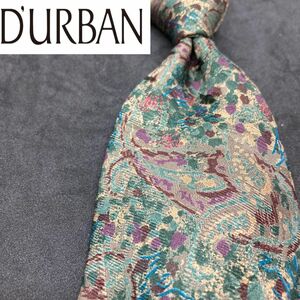 【美品】Durban/ダーバン　ネクタイ　総柄