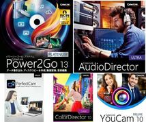 台数制限なし 9本セット◆PowerDVD22◆PowerDirector21◆PhotoDirector14◆AudioDirector13◆Power2Go13◆ColorDirector9◆ScreenRecorder4_画像2